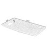 Vintiquewise Natural Decorative Rectangular Hand-Woven Water Hyacinth Serving Tray with Built-in Handles, Small QI004213.S